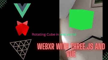 Rotating cube in real world using Webxr api, Three.js and Vue 3