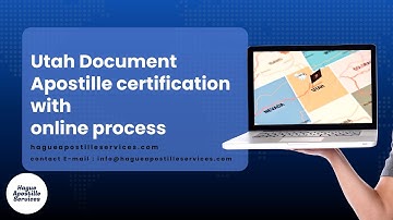 Utah Document Apostille certification with online process