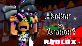 Playing Flee the Facility with a hacker AND camper!? |Roblox|