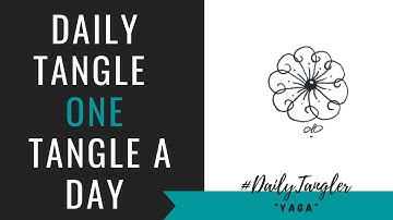 Daily Tangle - Pattern  Focus -  Yaga  | How to draw | #DailyTangler