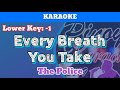 Every Breath You Take By The Police Karaoke Lower Key 1