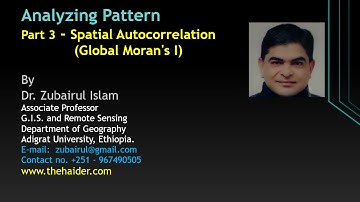 Spatial Autocorrelation Morans I