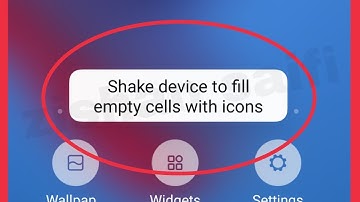Fix Shake device to fill Empty cells with icons problem Solve in Android