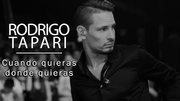 Thumbnail of Rodrigo Tapari - Cuando Quieras Donde Quieras (Íntimo - En Vivo)