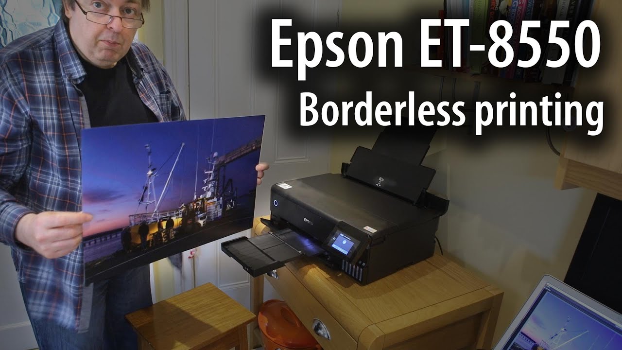 Epson ET-8550 panoramic print making. Producing a 13 x 800mm wide photo  print 