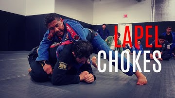 Lapel Chokes | Brazilian Jiu Jitsu | Master Cleber