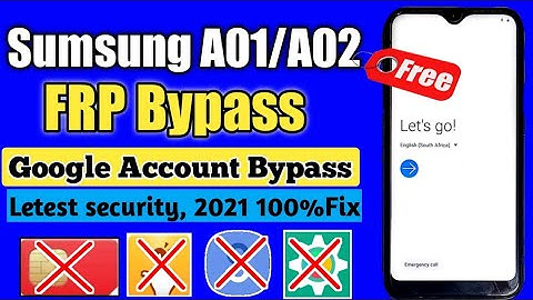 All Samsung Android 10 Q frp Bypass Tool || A01/A02  Frp Unlock Google Account lock  August 2021