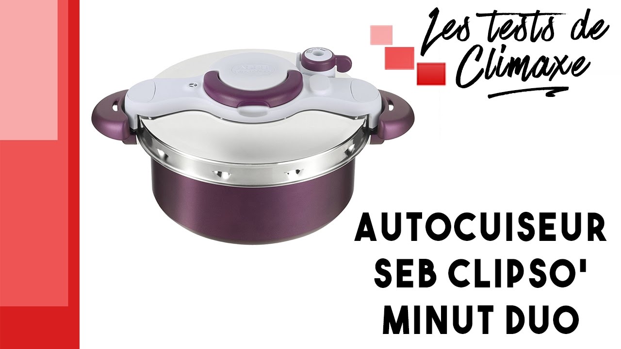 Test d'un autocuiseur cuit-vapeur cocotte SEB Clipso'Minut Duo 