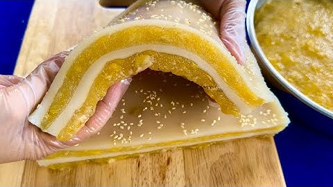 Bánh Chuối Hấp Nước Cốt Dừa Theo Kiểu Mới Vừa Béo,Mềm Dai Và Thơm Rất Ngon Phù Hợp Cho Kinh Doanh