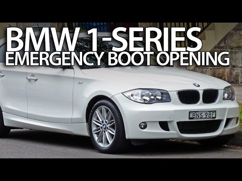 how-to-open-bmw-1-series-boot-without-electric-power-(e81-e82-e87-e88-emergency-trunk-opening)
