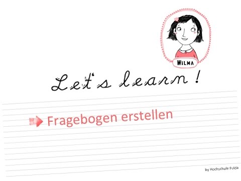 Update Wilmas Tutorials: Fragebogen erstellen