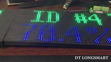 BOARD HIỂN THỊ DATA TỪ PLC LÊN BẢNG LED RGB, BẢNG LED HIỂN THỊ DỮ LIỆU TỪ MODBUS