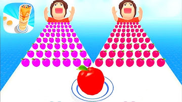 Pancake Run Games All Levels Gameplay Android IOS, Walkthrough Mobile Stick Run Max Level Gameplay