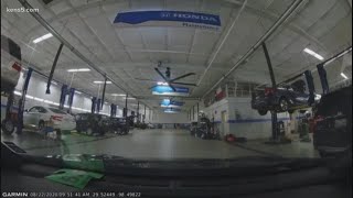 Dash cam video: Car shop intentionally delays service