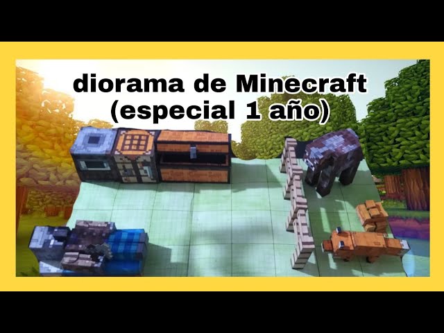 Craft Your Own Minecraft Village House Diorama with Papercraft - Beginner's  Tutorial 