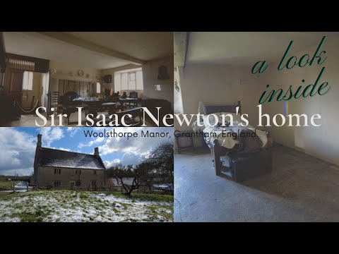 See inside Sir Isaac Newton's house - Woolsthorpe Manor I Newton's birthplace Walking tour