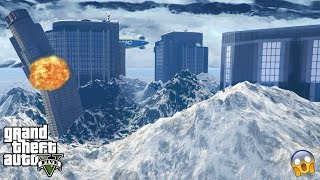 GTA 5 - The BIGGEST TSUNAMI EVER Floods Los Santos (natural disaster)