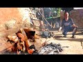 Pork BBQ in Nepali village