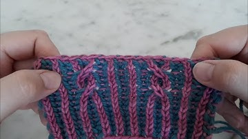 Elastic Bind-Off for Brioche - k2tog tbl