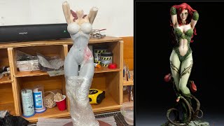 Vincevellcustoms Live Stream - Rebuilding Poison Ivy Statue Torso