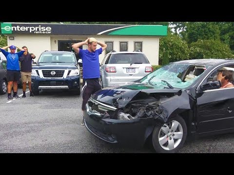 Returning Destroyed Rental Cars Prank