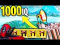 10 minutes of 1000 IQ Fortnite Plays (it's like i'm CHEATING) 😂