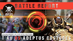 Warhammer 40,000 Battle Report: T'au vs Adeptus Custodes 2000pts