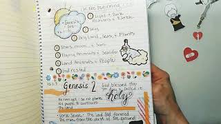 Bible Journaling in a Notebook!!!  Creative Notetaking