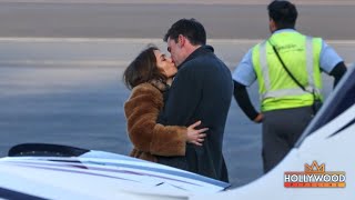 Ben Affleck \& JLo share PDA during EMOTIONAL goodbye in L.A.
