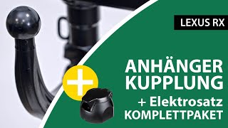 Anhangerkupplung Abnehmbar Lexus Rx Westfalia Komplettsatz Montage Von Rameder Youtube