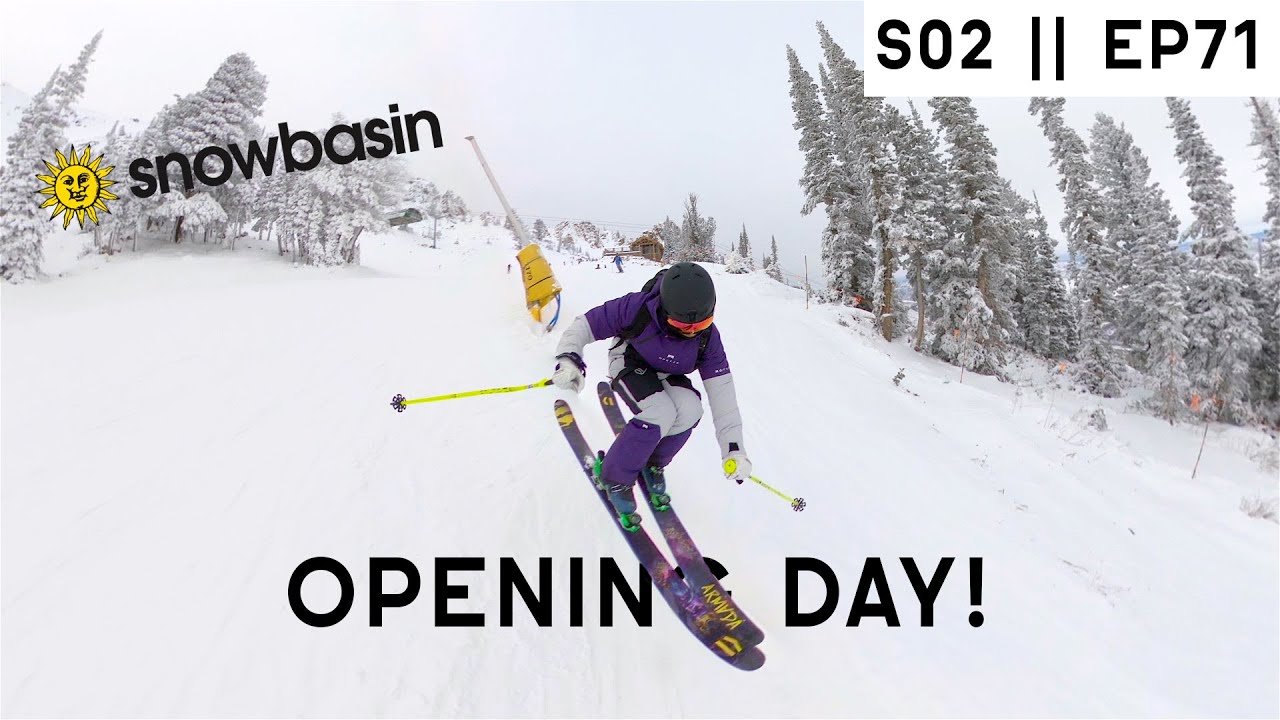 SNOWBASIN OPENING DAY 2021! vanlife utah YouTube