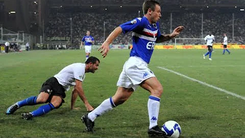 Antonio Cassano Best first touch ever  The Sampdor...