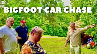 Giant Creature Chases Couple in Car on Security Camera | Bigfoot Documentary