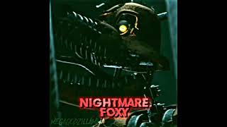 Nightmare Foxy VS Nightmare Mangle | #debate #fnaf #shorts