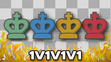 4-PLAYER Game In Huge Chess Board | Who will win?