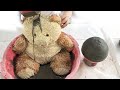 DIY - Cement Craft Ideas - Make pots with old teddy bears - Gifts for wife