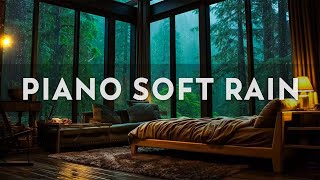 Healing Music, Stress Relief, Calming - Relaxing Sleep Music with Rain Sounds on the Windows.