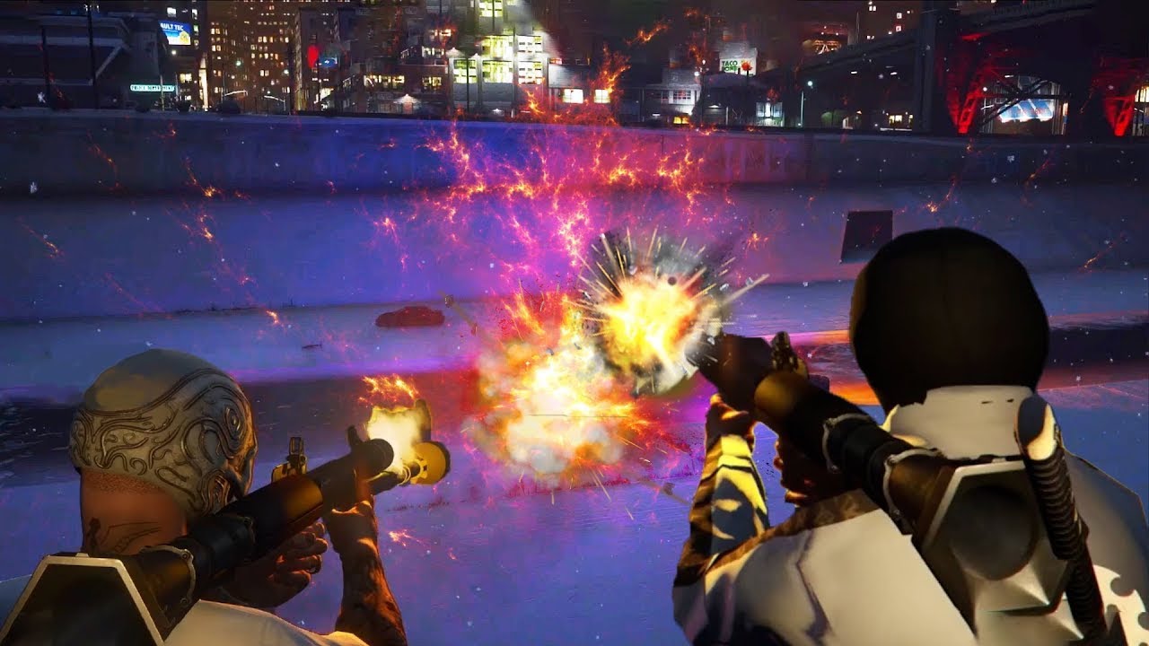 CG начинает стрелять из РПГ, совершая сумасшедший забег (Многократный обзор | Nopixel GTA RP)