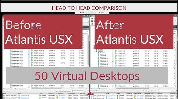 Atlantis USX Demo - VDI Performance Before and After