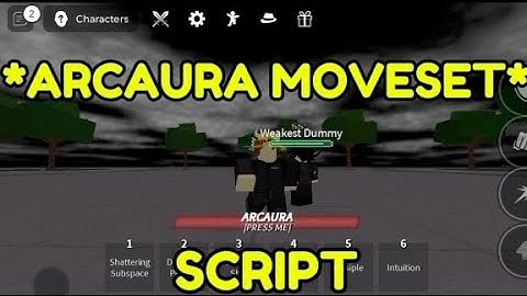 *NEW*💪🃏 Roblox tsb script | Arcaura Moveset | Custom SFX, VFX, Animation |🔴5,6 |