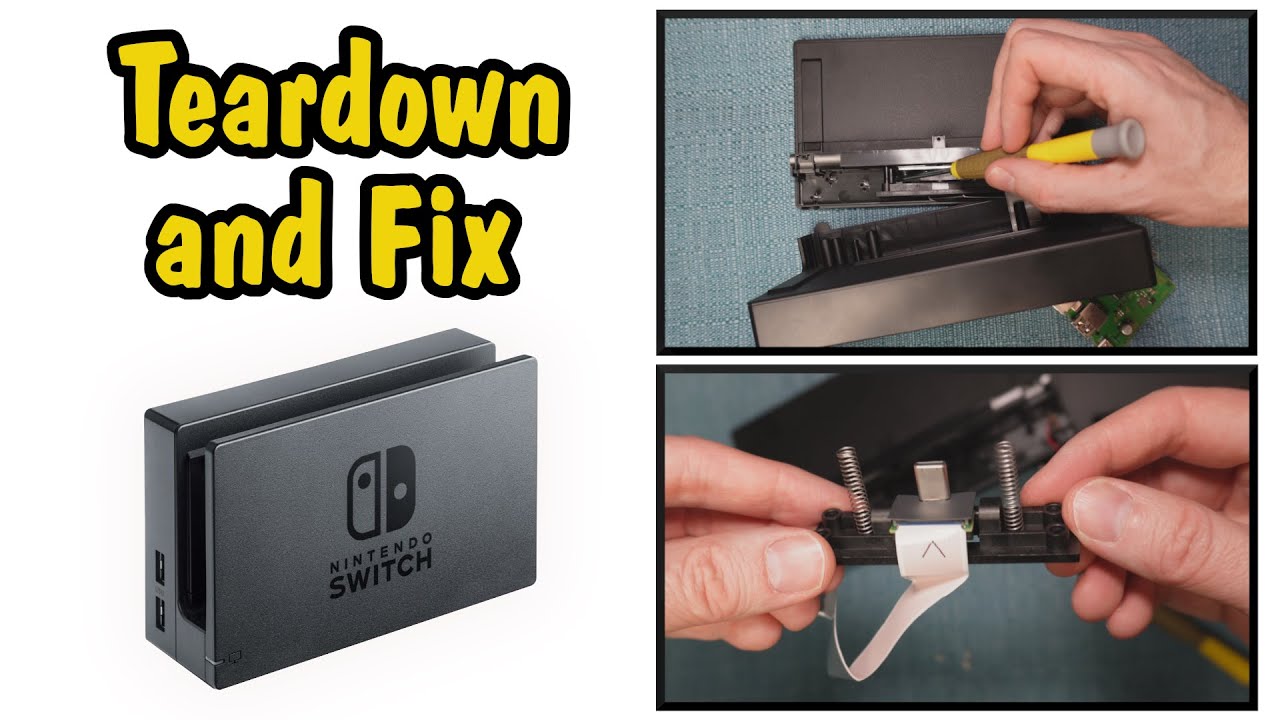 How to Open Up a Switch Dock to Replace Springs & Clean