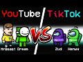 NEW Among Us YOUTUBE VS TIKTOK ROLE?! (Versus Mod)