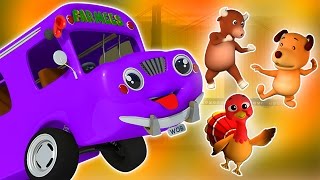 roues du bus | comptine populaire | vidéo éducative | compilation | Wheels On The Bus