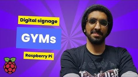 Raspberry Pi Digital signage for gyms using posterbooking 2024