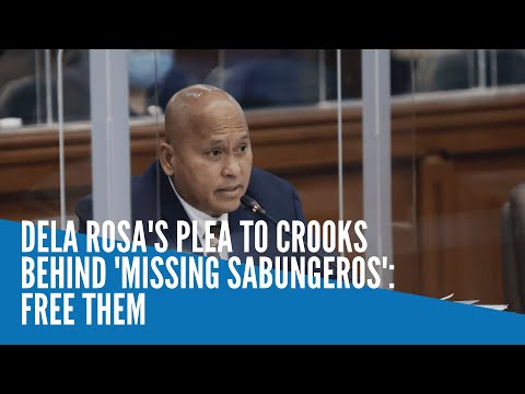 Dela Rosa's plea to crooks behind 'missing sabungeros': Free them