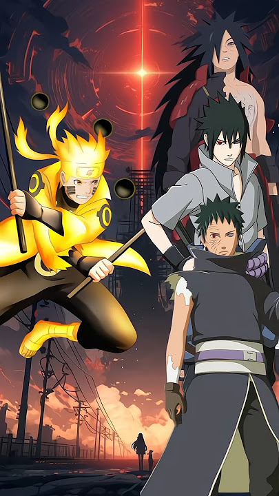 Naruto vs Madara sasuke and obito