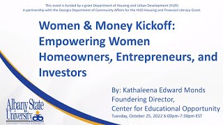 Women and Money Series Kickoff