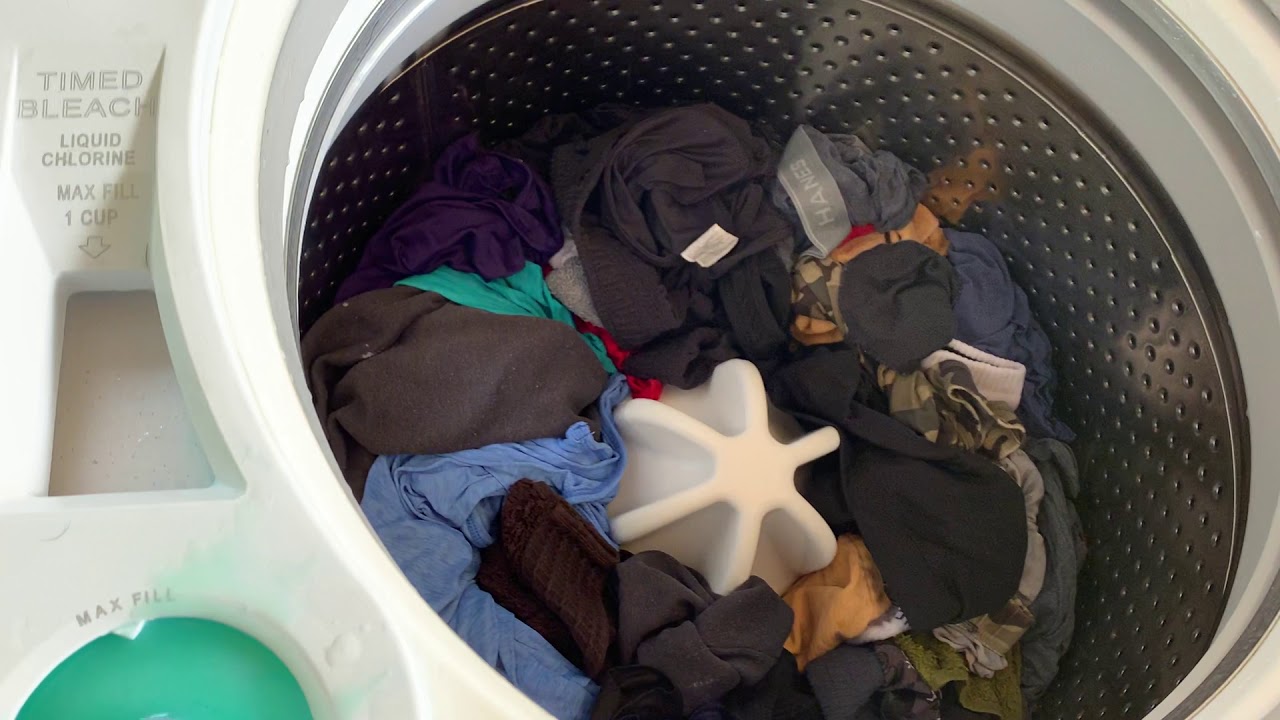Kenmore Elite Calypso Washing A Full Load Of Clothes YouTube