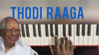 Thodi Raaga Scales and Chords Tamil | Carnatic Scales Tutorial | Basic Keyboard Lessons