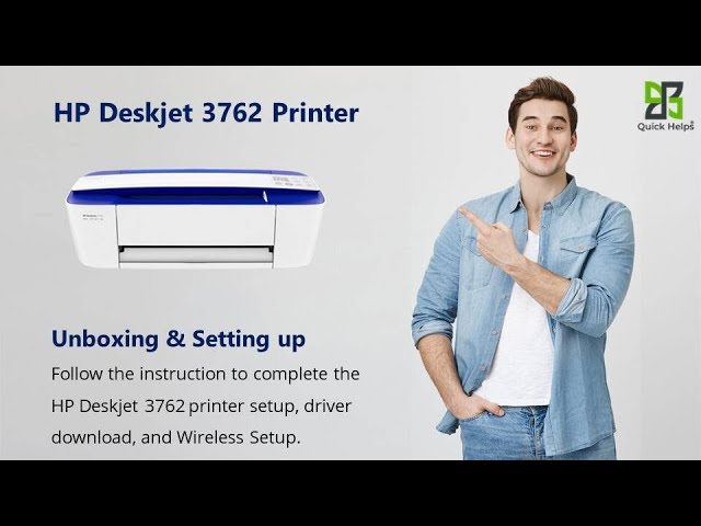 HP DeskJet 3762 All-in-One Printer Installation